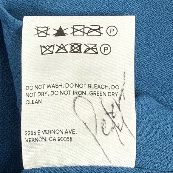 Reformation Blue Floral Tie Strap Midi Dress Size 8 Smocked Back Viscose - Picture 8 of 14